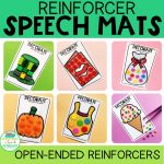 Speech Therapy Reinforcer Mats