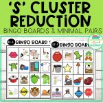 S Cluster Reduction Bingo Boards