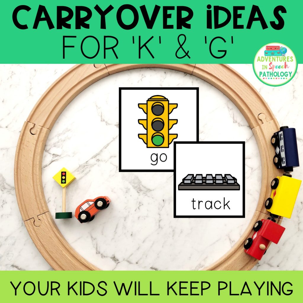 Carryover Ideas for 'k' and 'g' speech