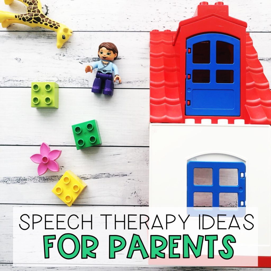 Speech therapy ideas for parents