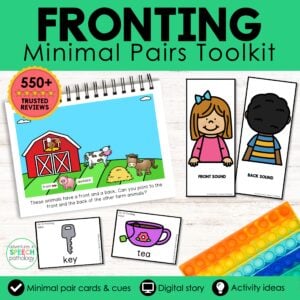 fronting & backing minimal pairs toolkit