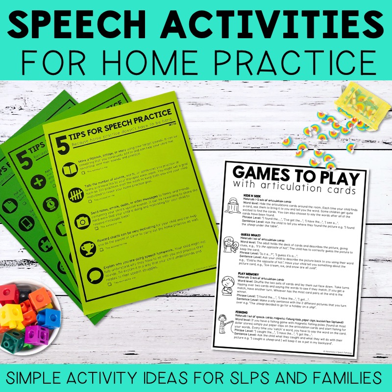 Speech activities