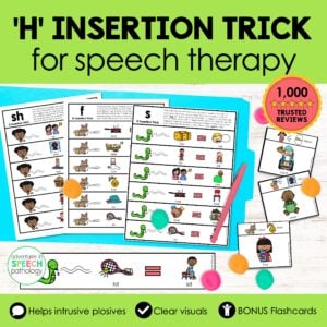 the h insertion trick for speech therapy