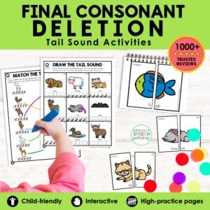 final consonant deletion tail sound packet