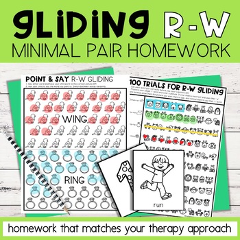 Gliding R-W Minimal Pair Homework