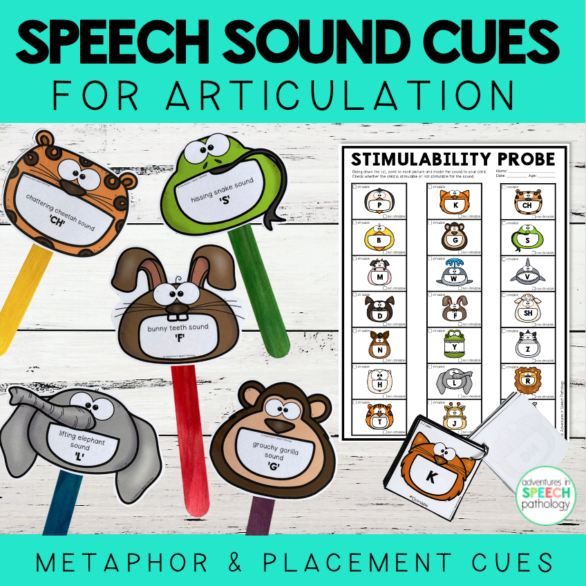 Speech Sound Cues for Articulation - Adventures in Speech Pathology
