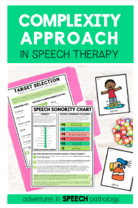 Complexity Approach in Speech Therapy