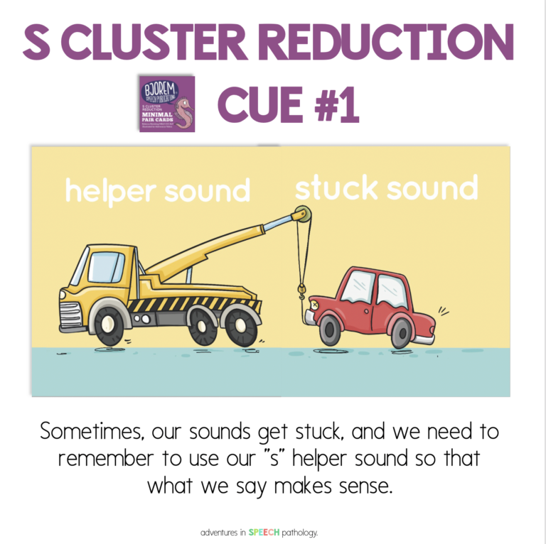 S Cluster Reduction Cue 1