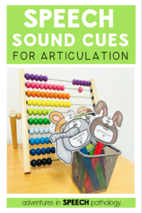Speech Sound Cues for Articulation