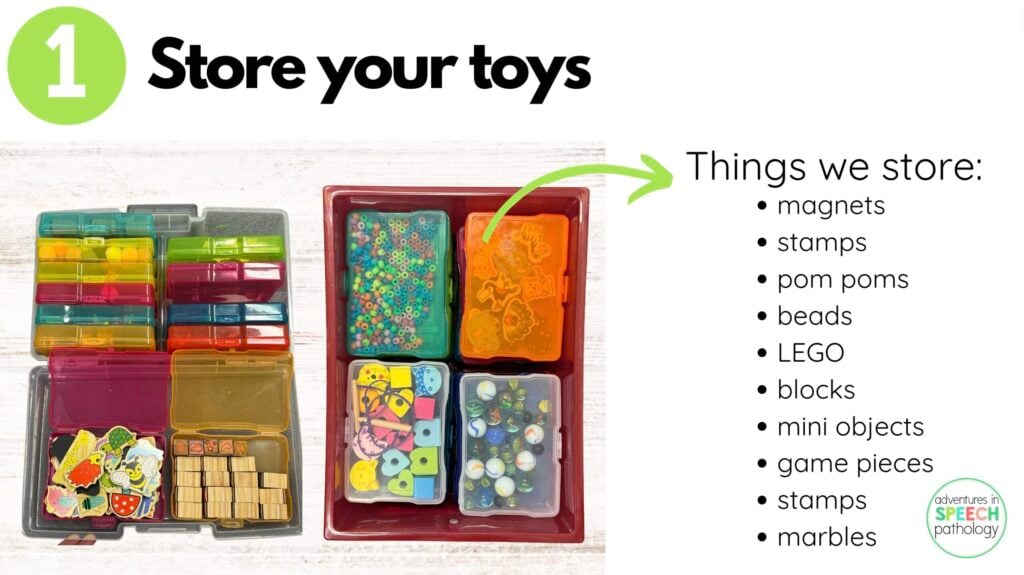1 Store your toys