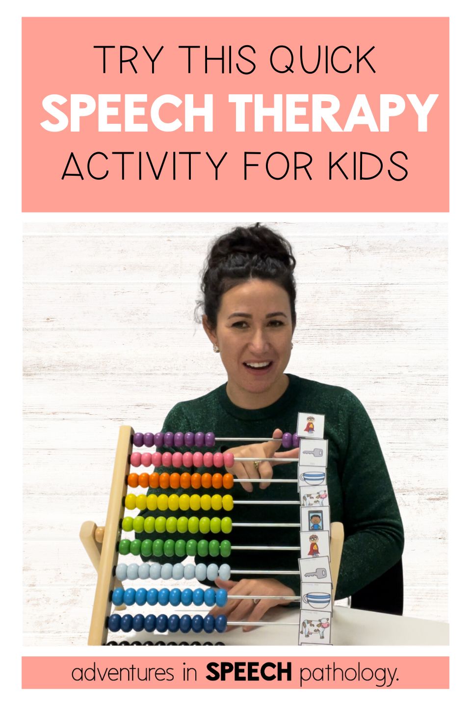 quick speech therapy activity for kids
