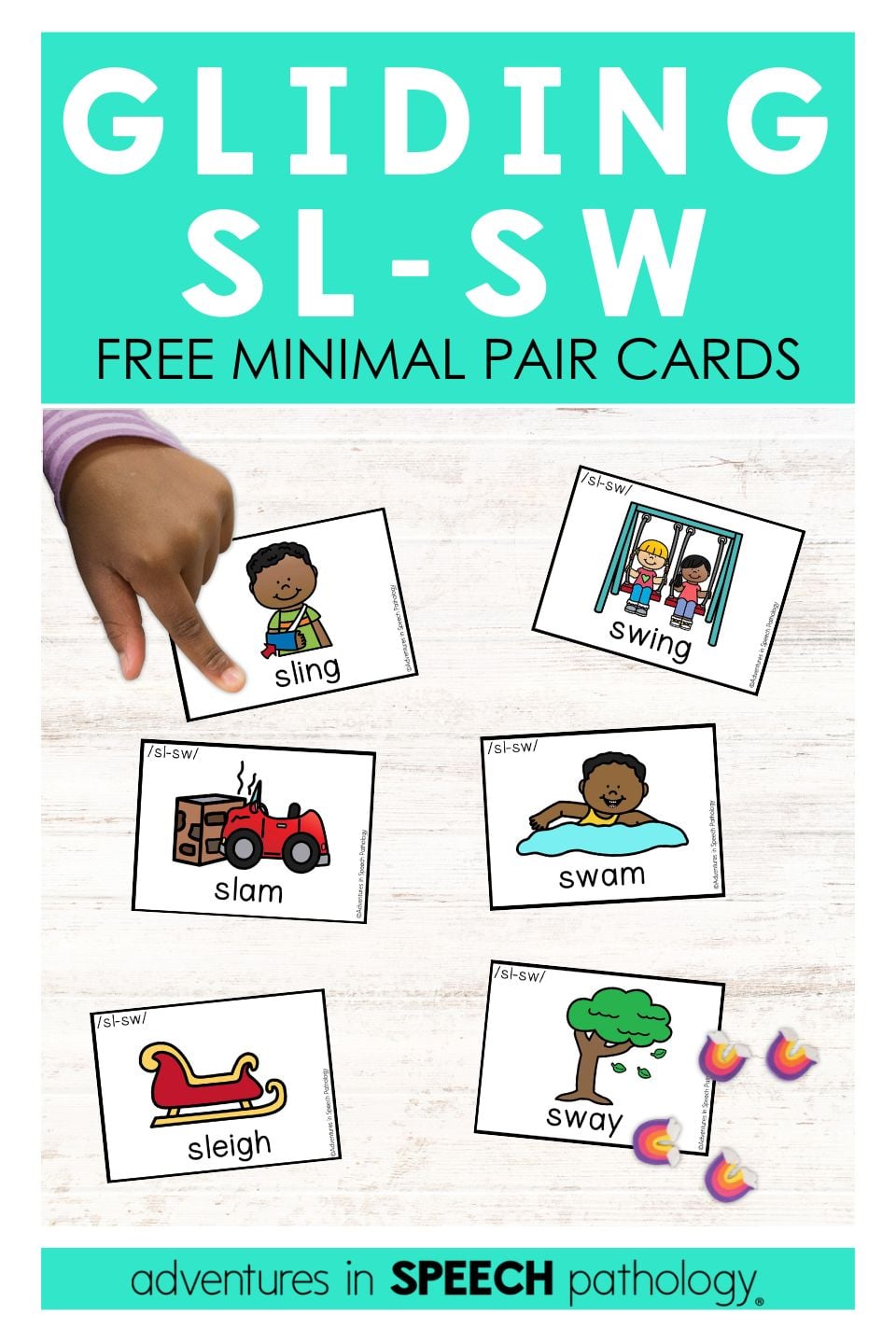 Gliding Sl Sw Free Minimal Pair Cards