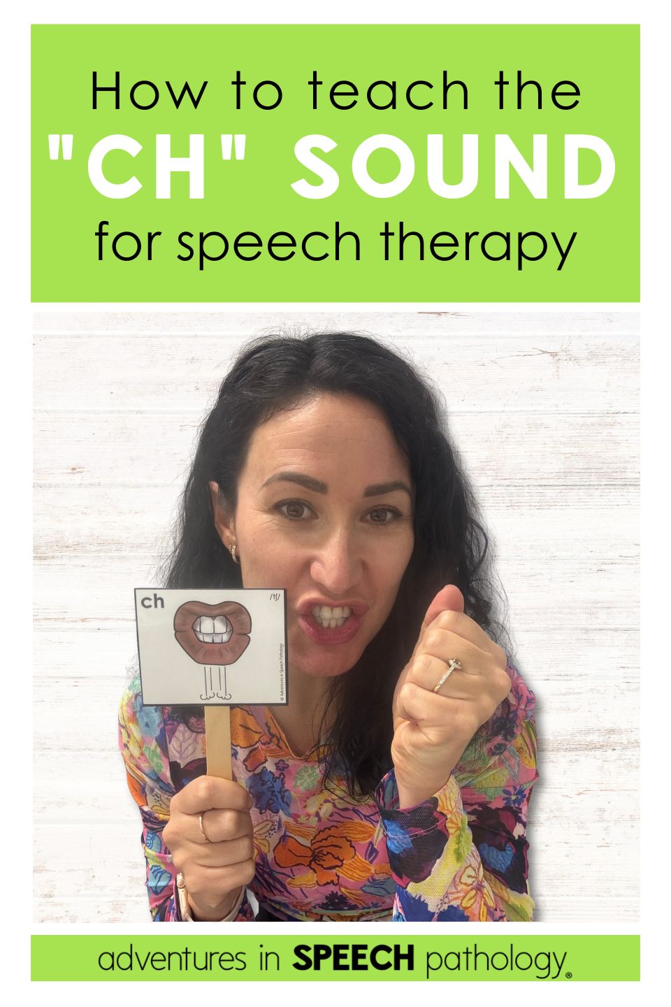 How To Teach The ‘Ch’ Sound For Speech Therapy