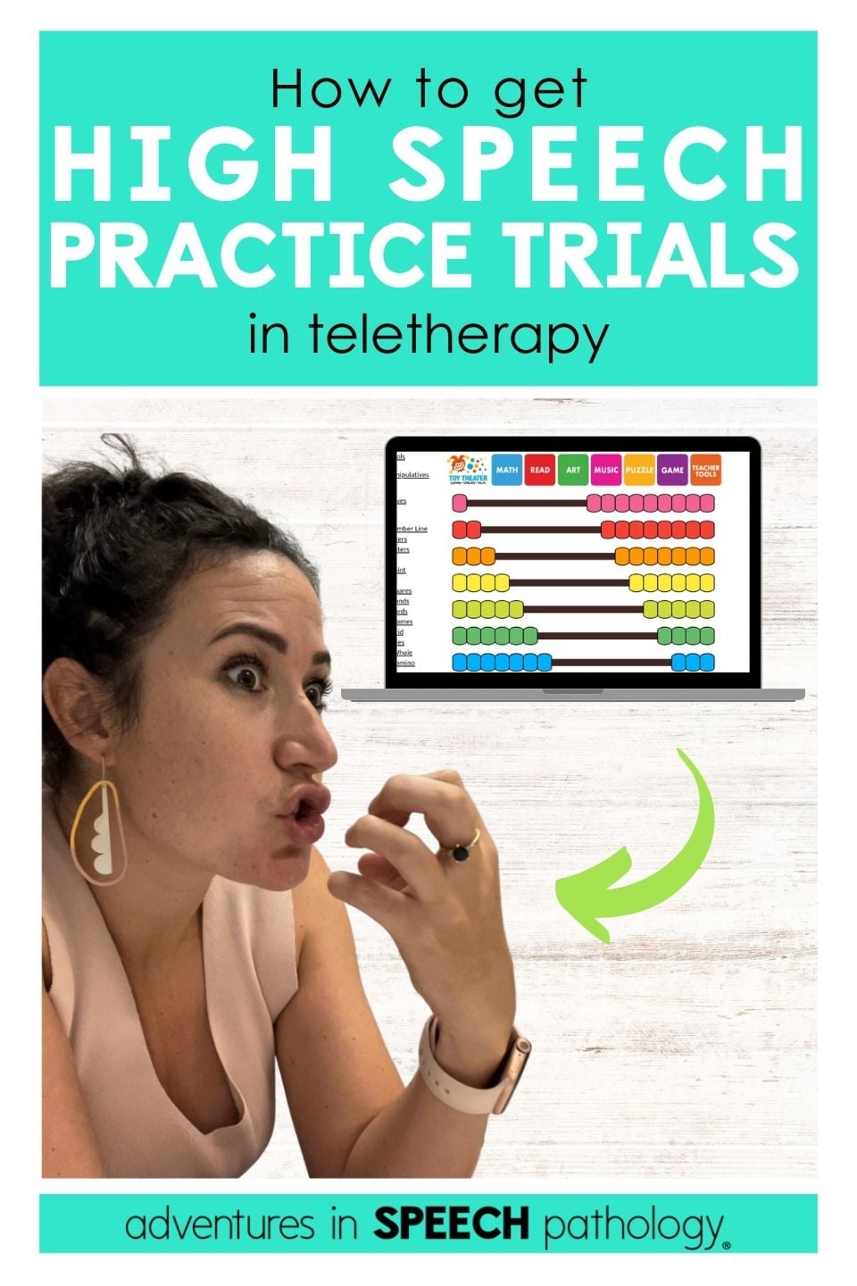 how to get high speech practice trials in teletherapy aisp