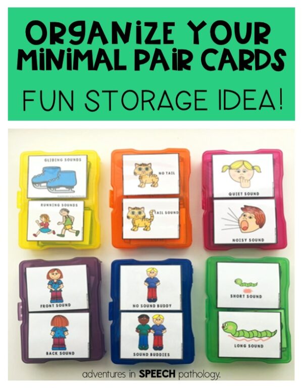 organize your minimal pair cards fun storage ideas aisp
