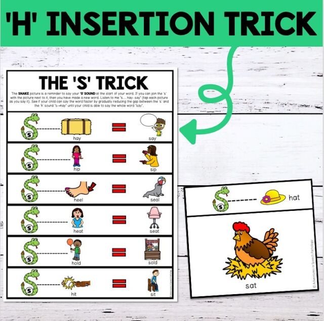 Did you watch my therapy video clip on the H Insertion trick that I posted last week?

It’s one of those “tricks” that I think every SLP should have in their therapy toolkit 💪🏻

#speechsounds #speechtherapy #slp #slp2be #earlyinterventionspeech #speechpath #articulation #phonology