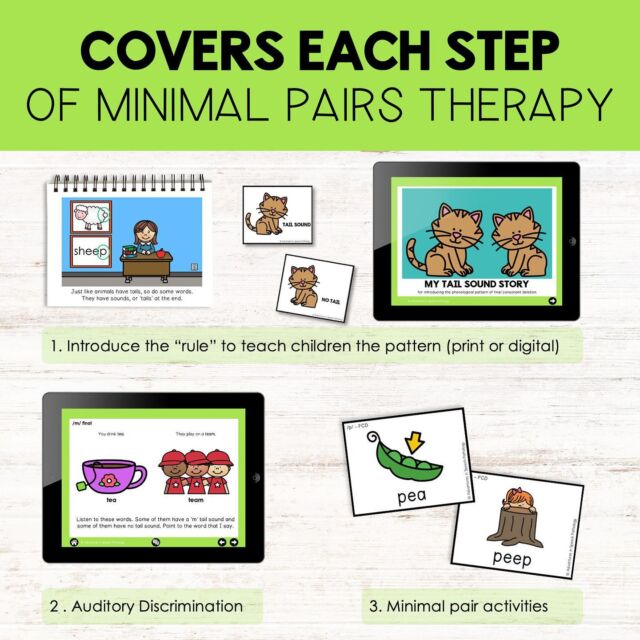 Feeling a little rusty with the minimal pairs approach? Our Minimal Pair Toolkits we’re designed to support SLPs deliver this intervention with more confidence and fidelity 💪🏼💪🏼

#speechsounddisorders #ebpslp #preschoolslp #speechies #phonology