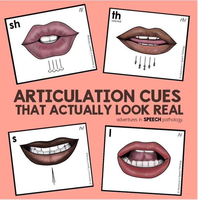 Every time we post a picture of our mouth cues, we get bombarded with questions on where you can find them 👏🏼 Just type this into your browser: bit.lyMouthCuesAISP 

#articulationtherapy #speechsounds #childhoodapraxiaofspeech #articulation #preschoolslp #schoolslp #privatepracticeslp