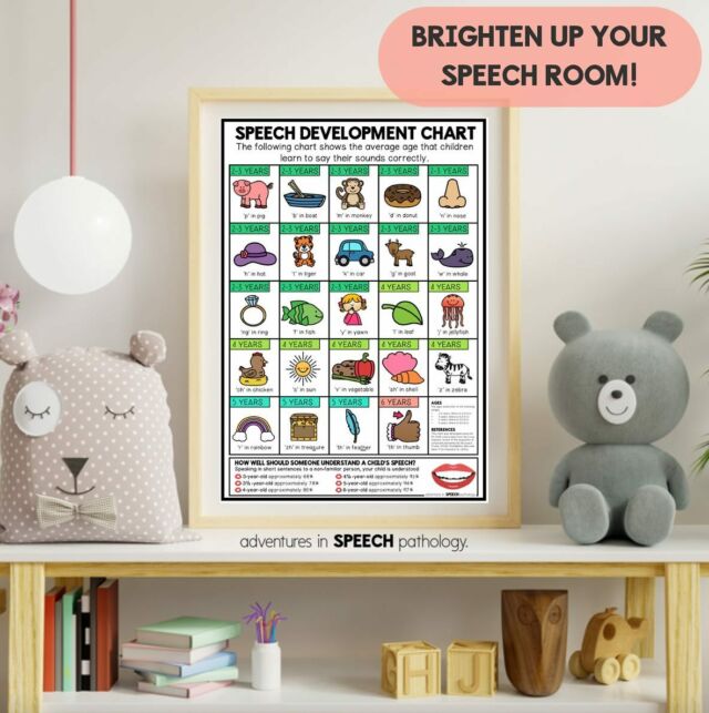 If your walls are looking a little lonely, brighten them up with a poster that is actually INFORMATIVE and you can use 👏🏼

⭐️ Also, keep sending us pictures of these hanging in your therapy room, we love seeing how other SLPs decorate!!!

#speechsounds #speechdevelopment #speechdelaykids #speechdelay #earlyinterventionspeech #adventuresinspeechpathology