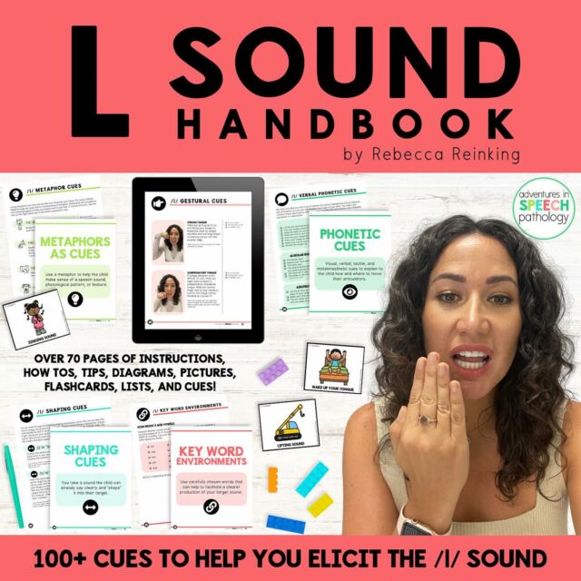 We’re using our L Sound Handbook in speech this week!

We had out the Nutella, gloves, tongue depressors and spoons. Sometimes we can’t expect to elicit a sound in one session… sometimes it takes a few!

What’s your magic cue for eliciting the /l/ sound?

#speechsounddisorders #speechpathology #speechdelay #speechdelaykids