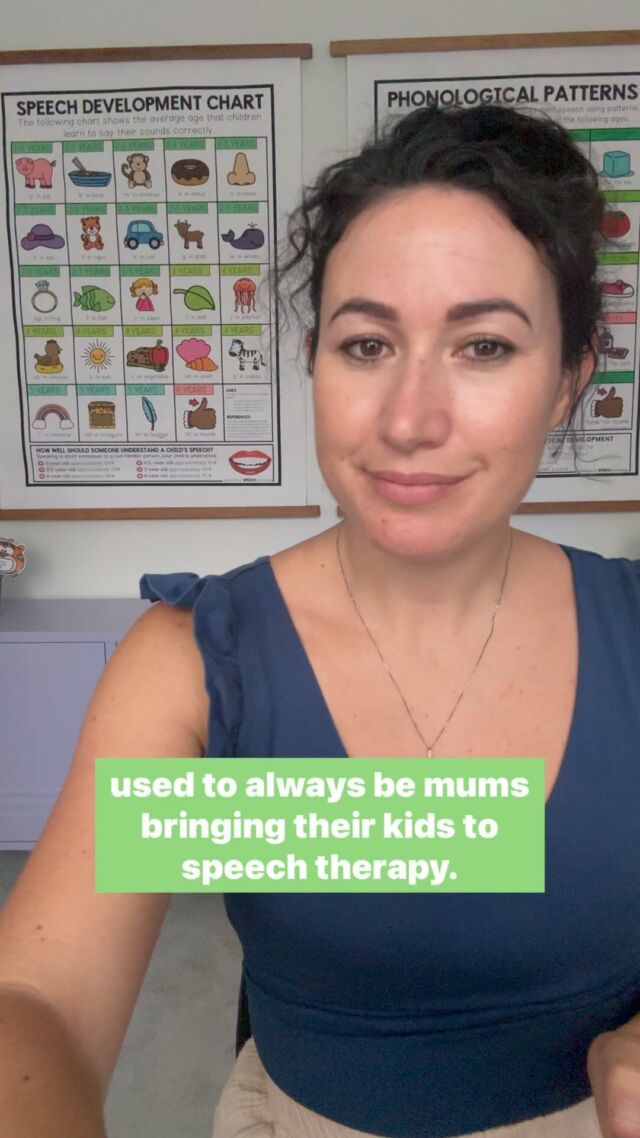 Have you noticed a change in who brings their child to speech therapy? I love being able to meet the whole family unit 🙌🏻

#privatepracticeslp #speechpath #speechtherapist