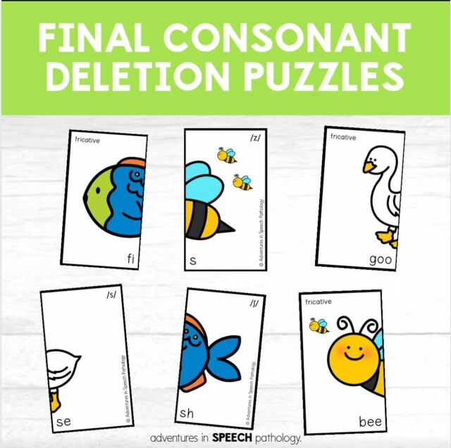 SAY THIS: “Just like animals would look different without without their tails, some of our words would SOUND different if they don’t have their tail sound.”

This is such a helpful way to children to understand final consonant deletion 🫶🏼

RESOURCE: Final Consonant Deletion Tail Sound packet 

#speechtherapy #speechpaths #slp2b #adventuresinspeechpathology #preschoolslp